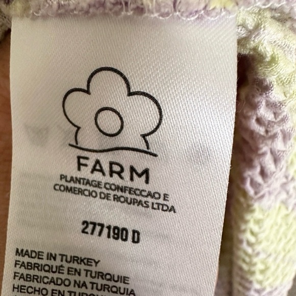 Farm Rio Anthropologie Boho Midi Sleveless Halter Floral High Neck Dress- Sz M - Picture 8 of 11